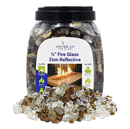 1/2” Pre-Mixed Fire Glass